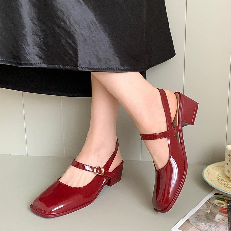Vintage Old Fashion - Women's Sandals Summer 2025 Square Head