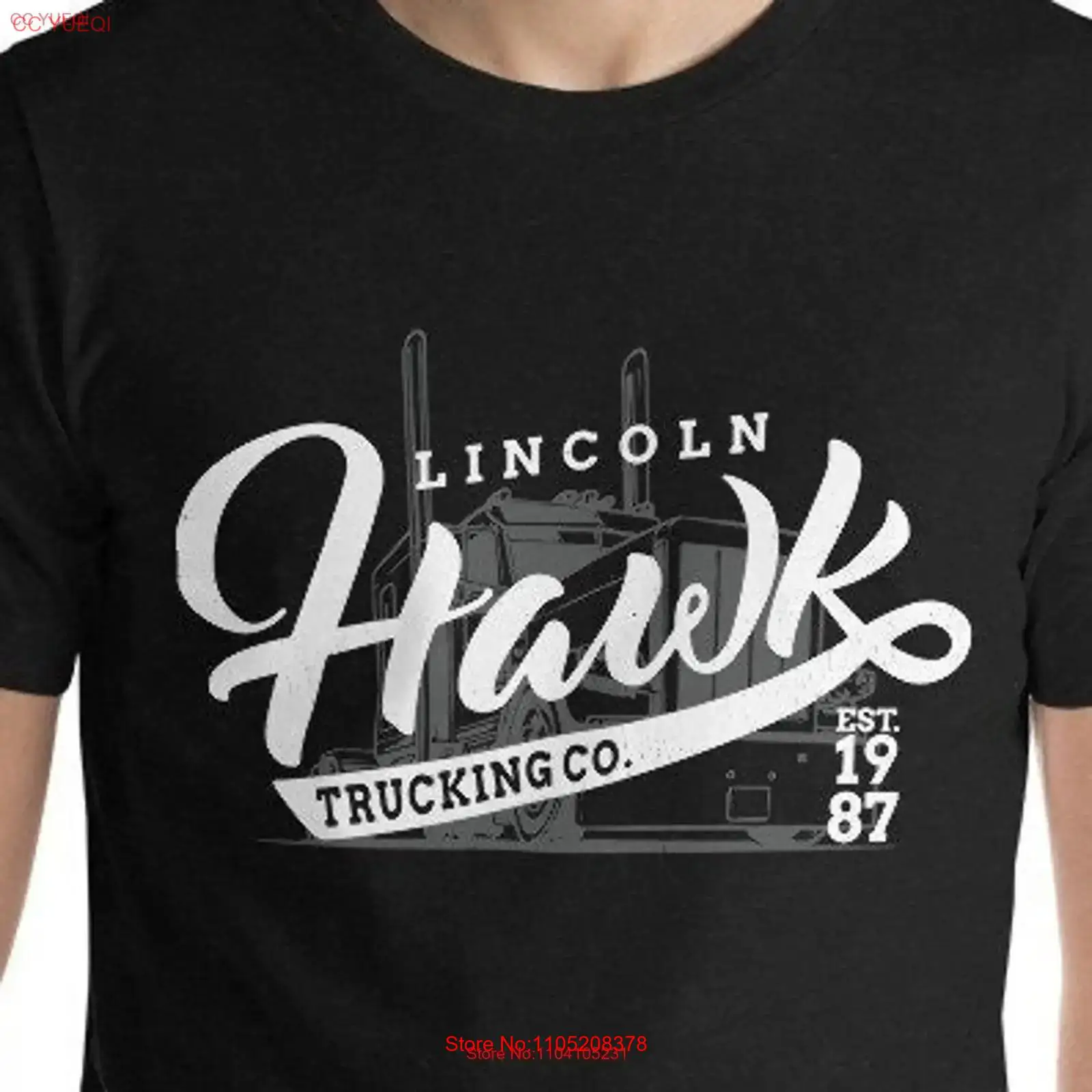 Vintage Fashion Wear - Lincoln Hawk Trucking Co T Shirt