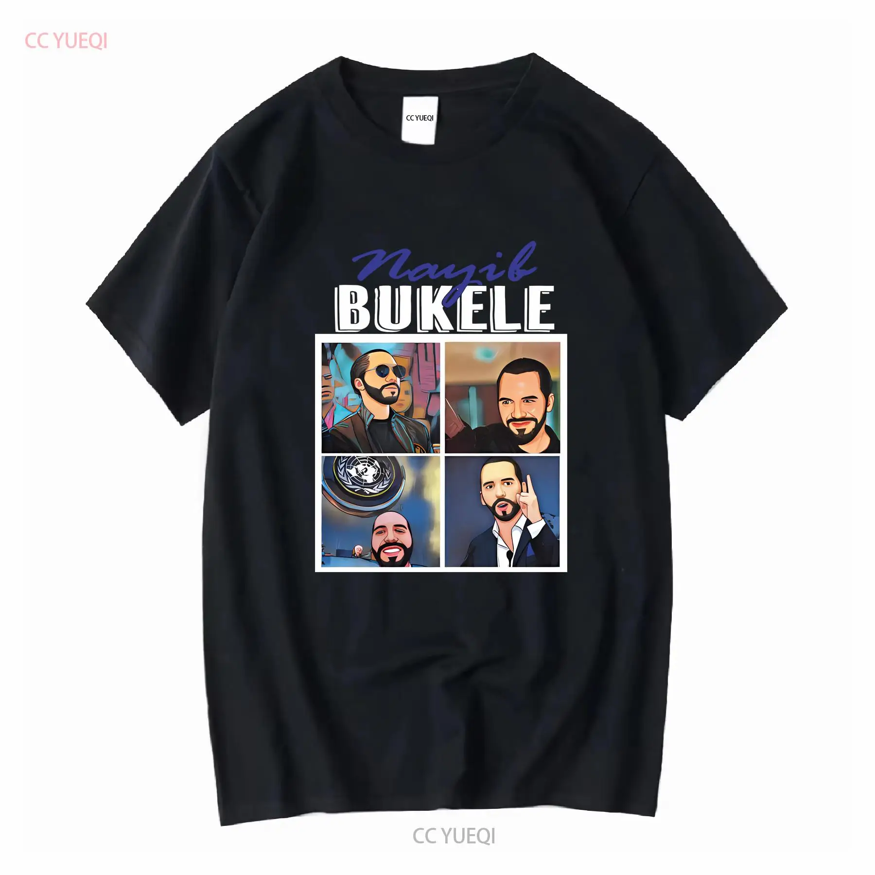 Vintage Fashion Wear - Nayib Bukele T Shirt El Salvador