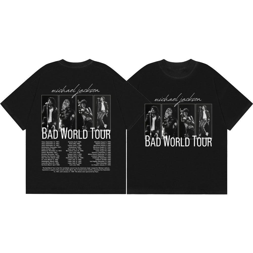 Vintage Fashion World - Rock Singer Michael Jackson Bad World