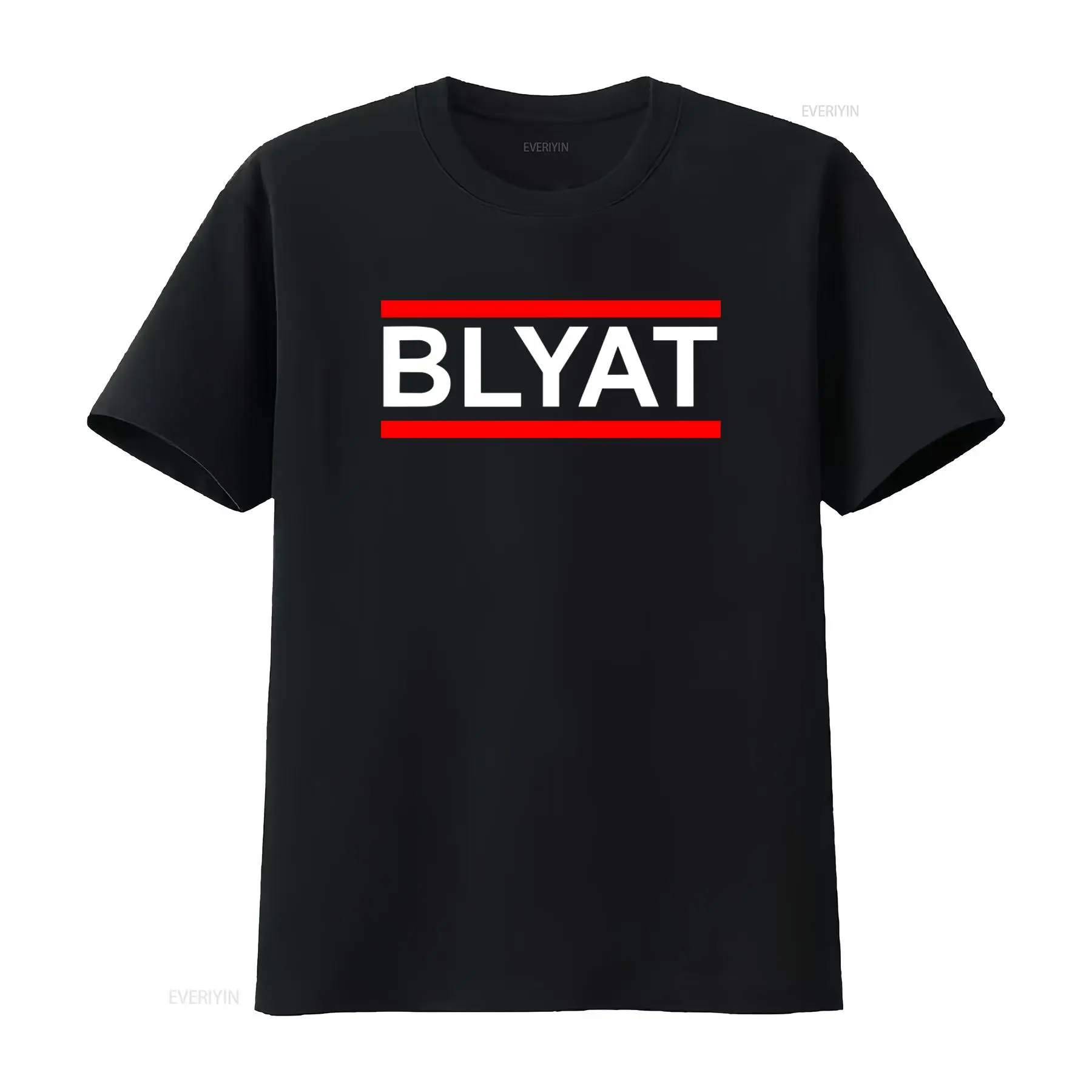 Mens T Shirt Blyat Russian Fun - Vintage Fashion Wear ulasan dan harga