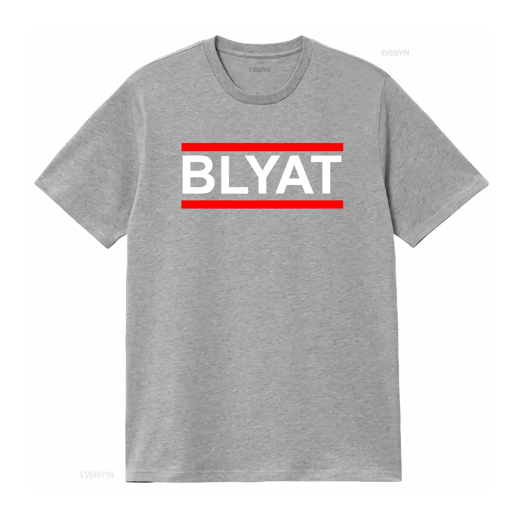 Mens T Shirt Blyat Russian Fun - Vintage Fashion Wear ulasan dan harga