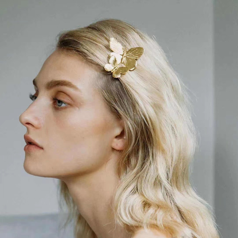 Vintage Butterfly Metal Hairpi - Vintage Fashion In Chinese ulasan dan harga