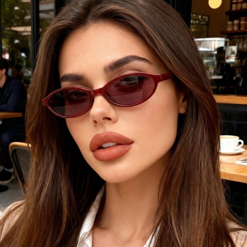 New Retro Sexy Cat Eye Sunglas - Vintage Outdoor Fashion ulasan dan harga