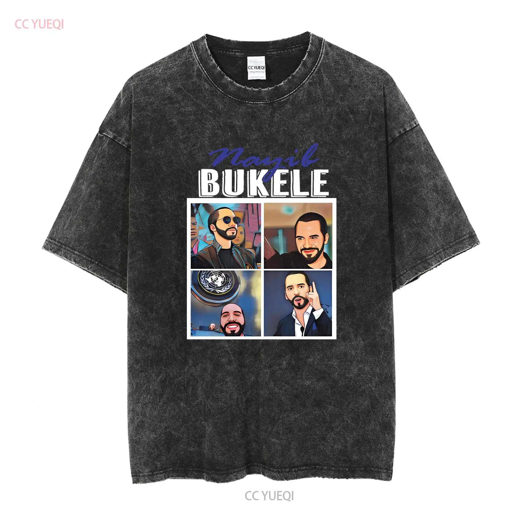 Nayib Bukele  T Shirt El Salva - Vintage Fashion Wear ulasan dan harga