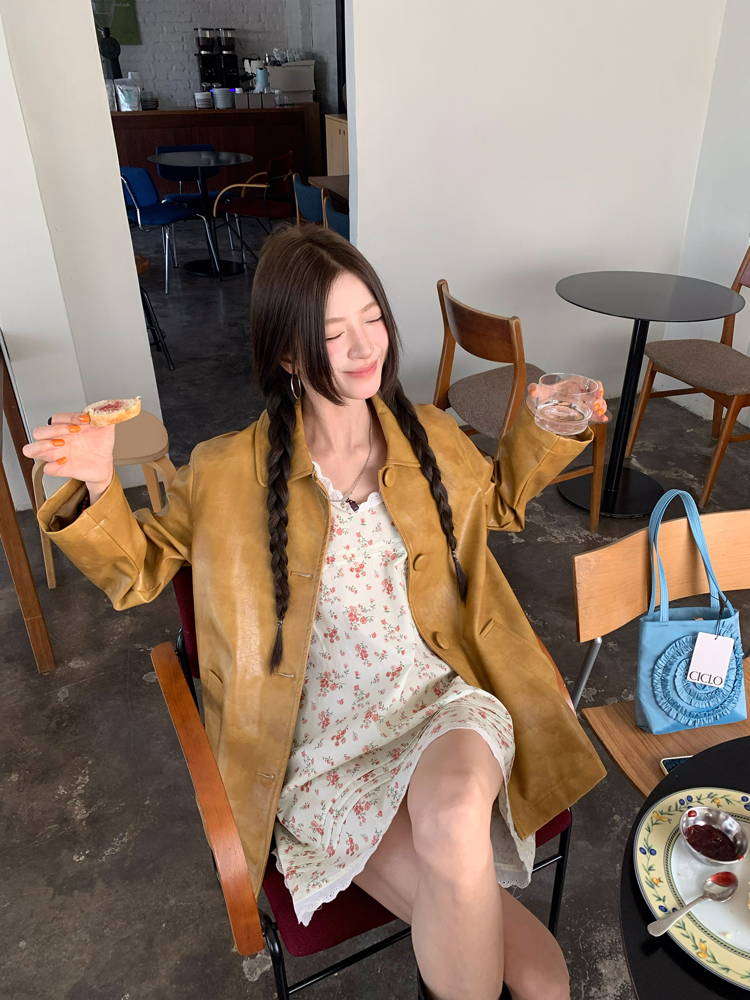 Amber Wax Loose Fit Vintage Ye - Vintage Fashion Collection ulasan dan harga