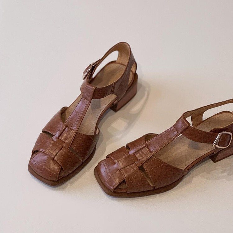 Women's Sandals Summer New Fas - Vintage Fashion Online ulasan dan harga