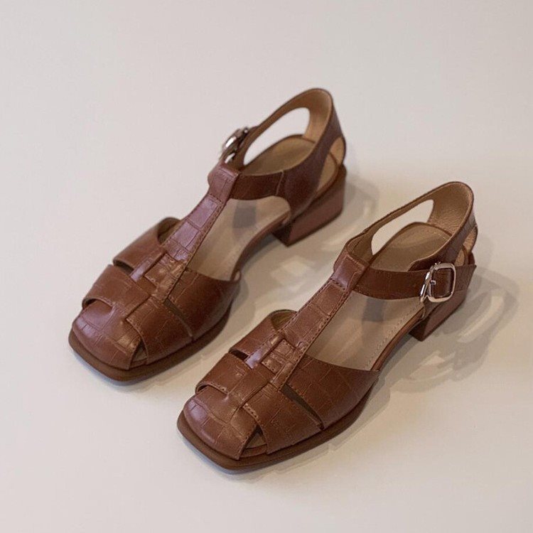 Women's Sandals Summer New Fas - Vintage Fashion Online ulasan dan harga