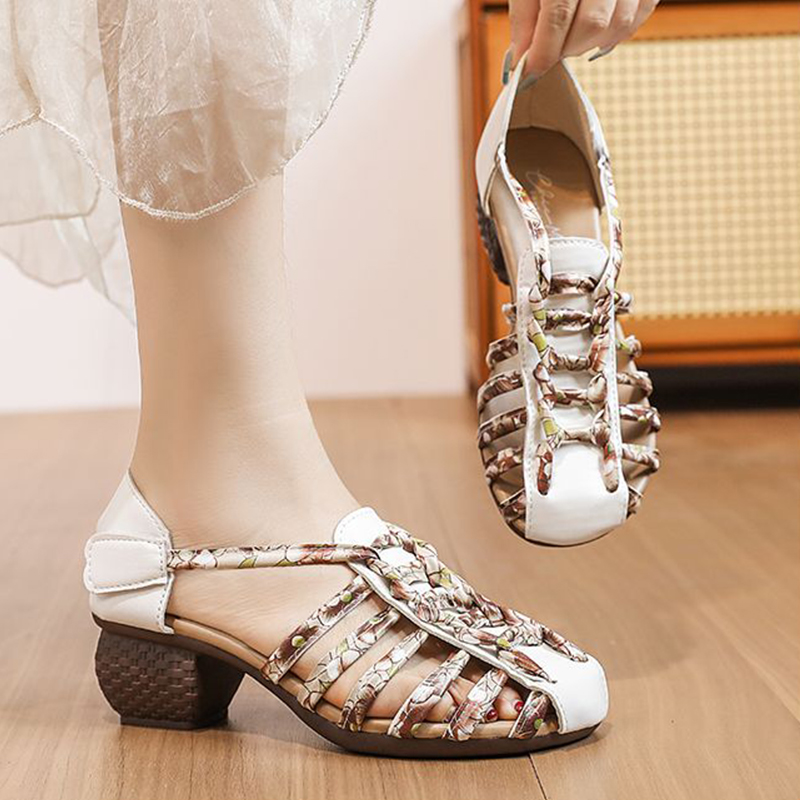 Vintage Women's Sandals Summer - Vintage Old Fashion ulasan dan harga
