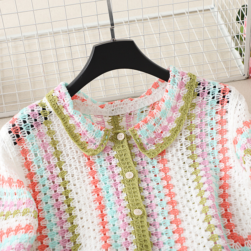 Button Up Crochet Shirt for Wo - Crochet Top Boho ulasan dan harga