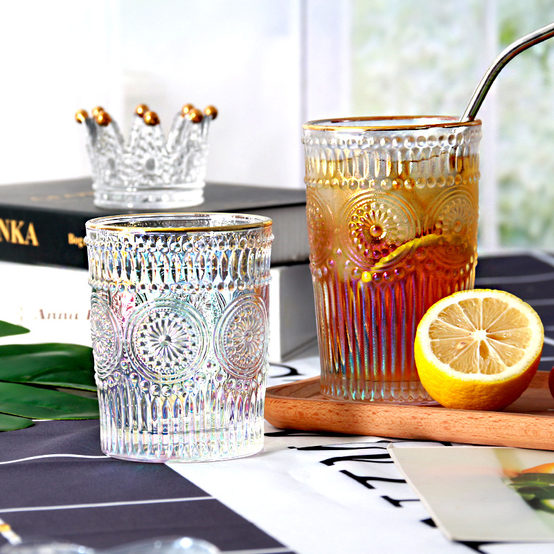 265ml/330ml Nordic Vintage Gla - Vintage Fashion Eu ulasan dan harga