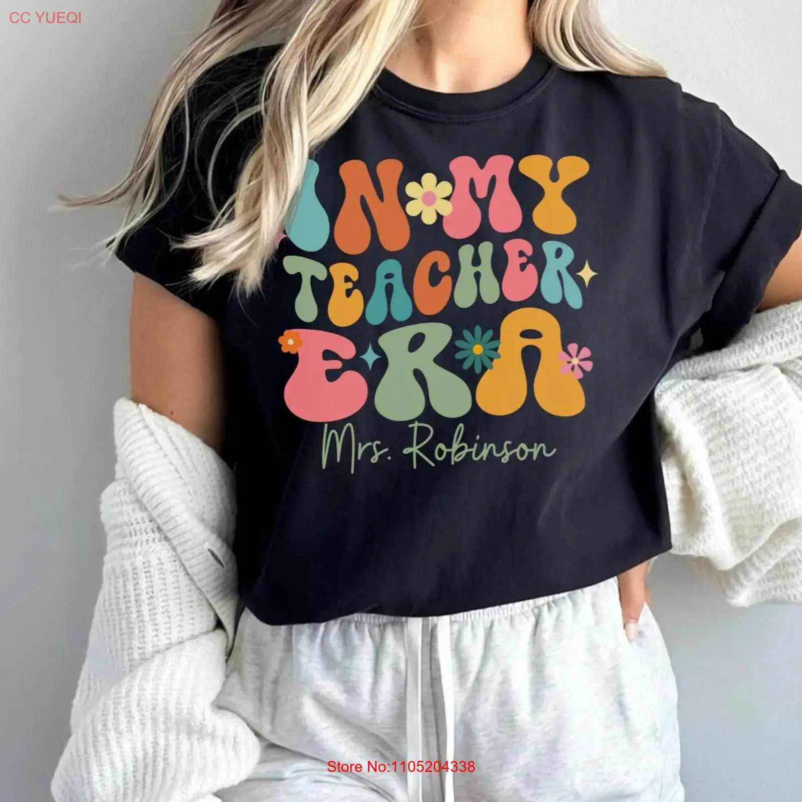 In My Teacher Era T Shirt Tren - Vintage Fashion Eras ulasan dan harga