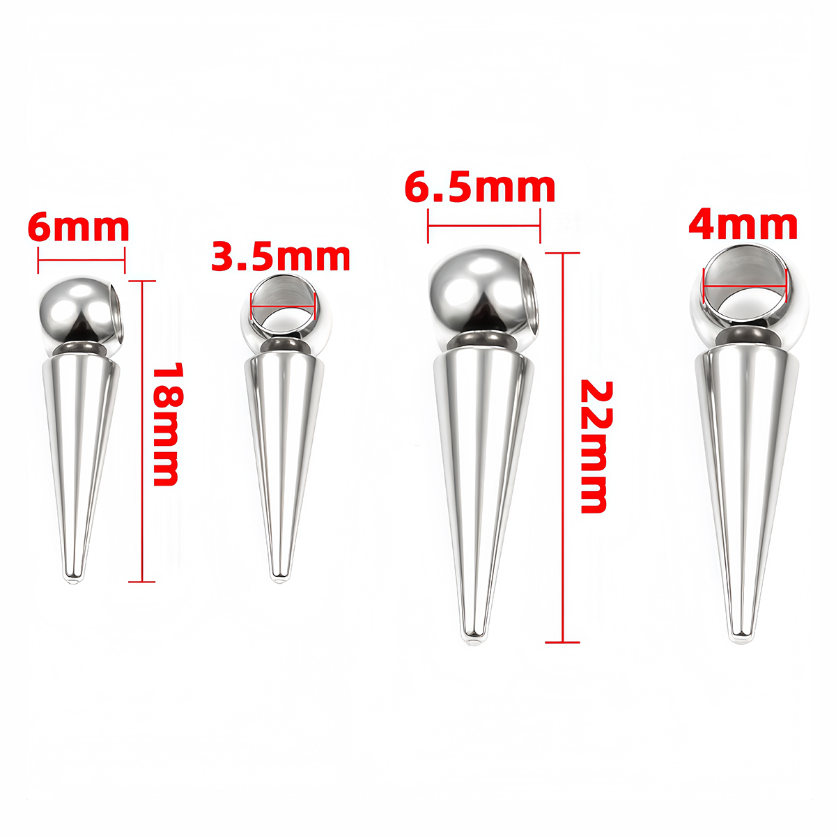 10pcs Retro Cone Charms Pendan - Vintage Fashion Online ulasan dan harga