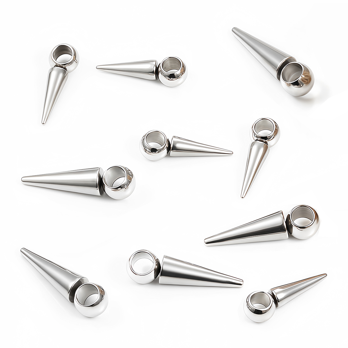 10pcs Retro Cone Charms Pendan - Vintage Fashion Online ulasan dan harga