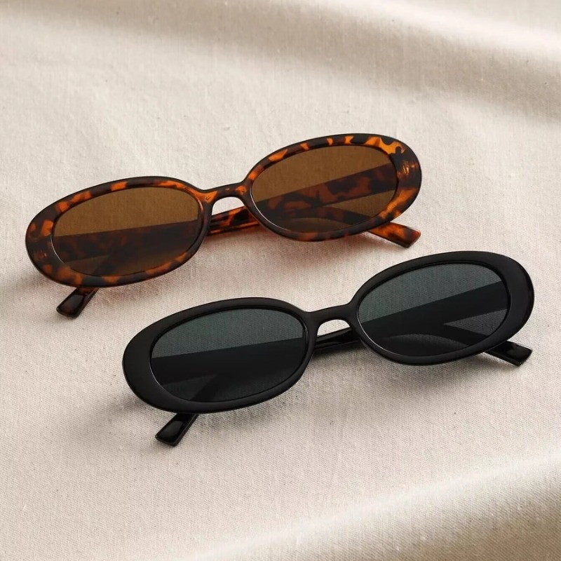 Vintage Oval Sunglasses Women  - Vintage Outdoor Fashion ulasan dan harga