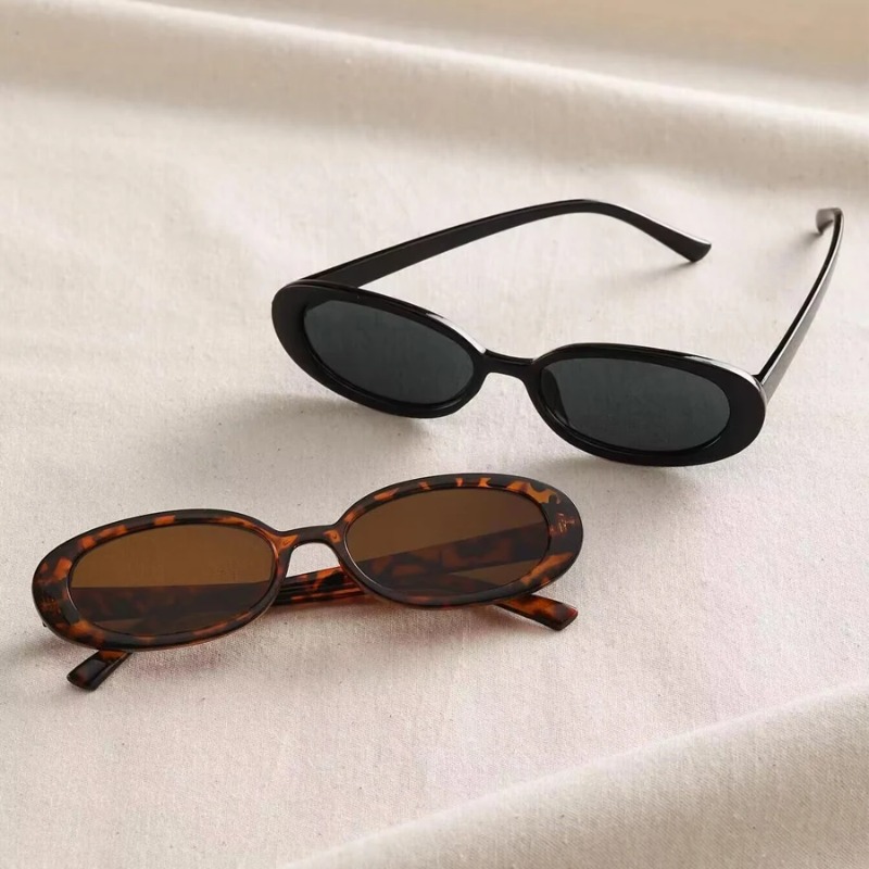 Vintage Oval Sunglasses Women  - Vintage Outdoor Fashion ulasan dan harga