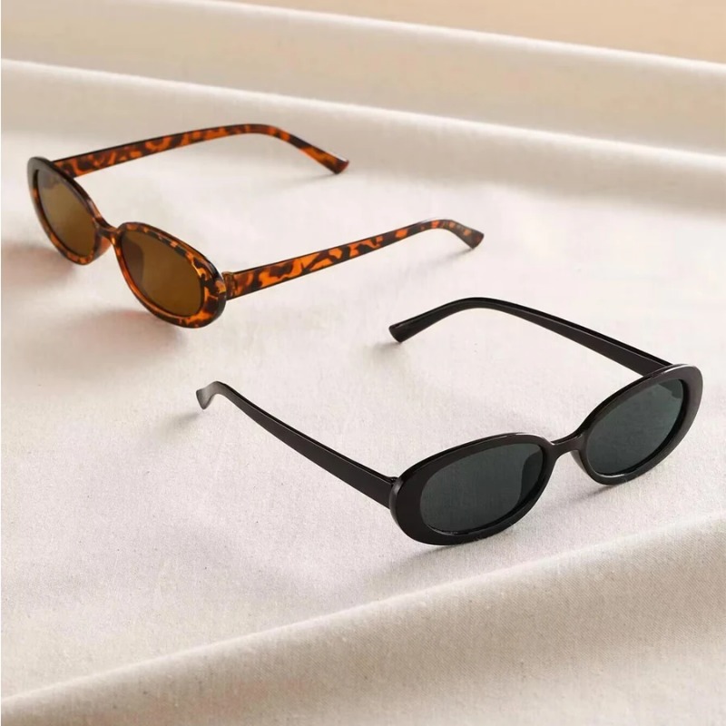 Vintage Oval Sunglasses Women  - Vintage Outdoor Fashion ulasan dan harga