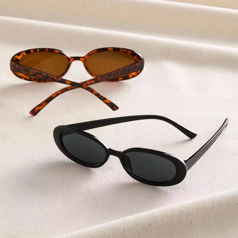 Vintage Oval Sunglasses Women  - Vintage Outdoor Fashion ulasan dan harga