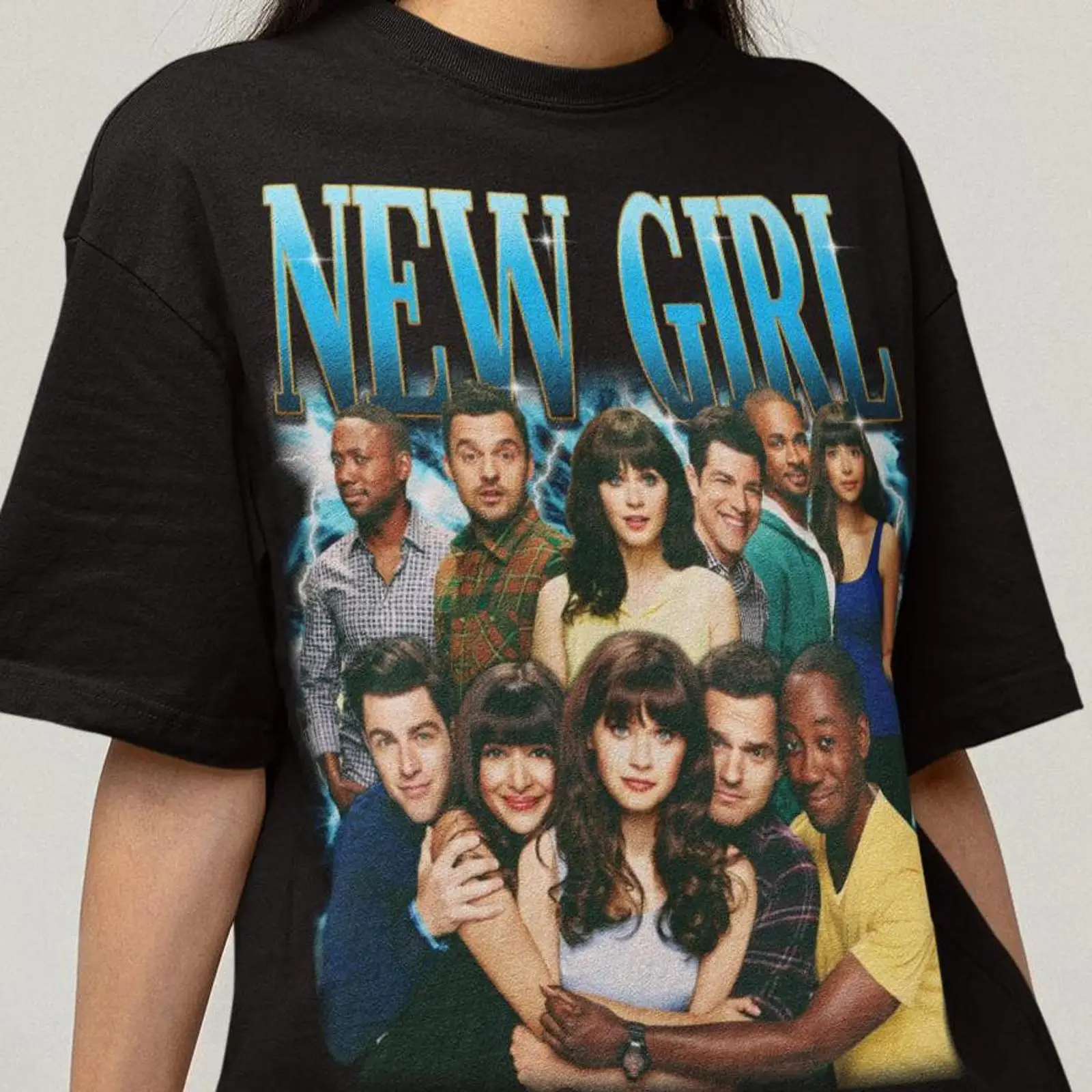 New Girl TV Show T Shirt SweaT - Vintage Fashion Show ulasan dan harga