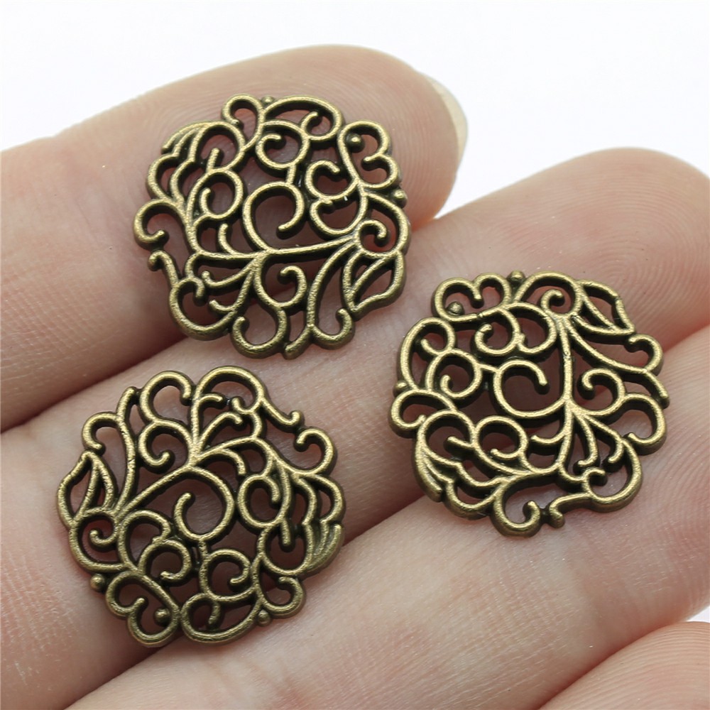 10pcs 18x18mm 2 Colors Antique - Vintage Fashion Online ulasan dan harga