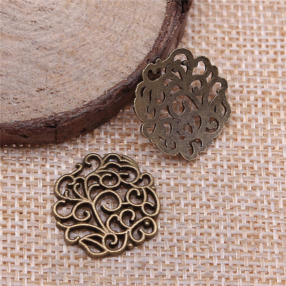 10pcs 18x18mm 2 Colors Antique - Vintage Fashion Online ulasan dan harga