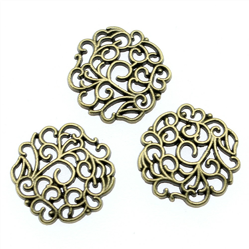 10pcs 18x18mm 2 Colors Antique - Vintage Fashion Online ulasan dan harga