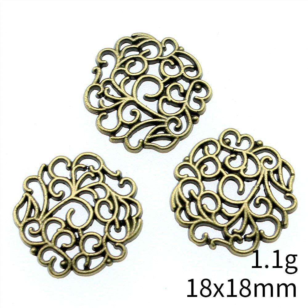 10pcs 18x18mm 2 Colors Antique - Vintage Fashion Online ulasan dan harga