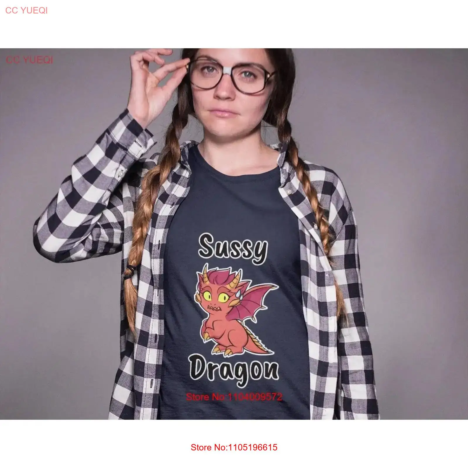 Sussy Dragon T Shirt fun gift  - Vintage Fashion Eu ulasan dan harga