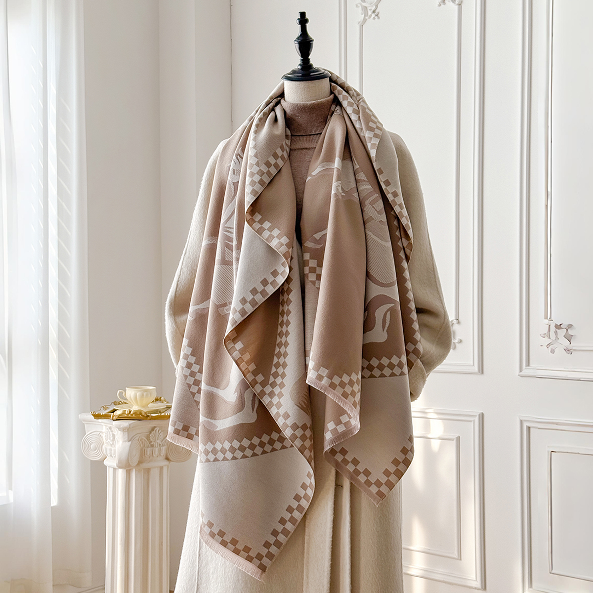 Luxury Women's Thick Faux Cash - Vintage Fashion Wear ulasan dan harga