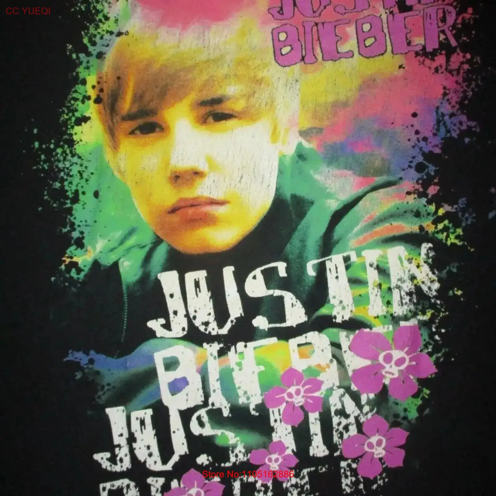 vtg young JUSTIN BIEBER CONCER - Vintage Fashion World ulasan dan harga