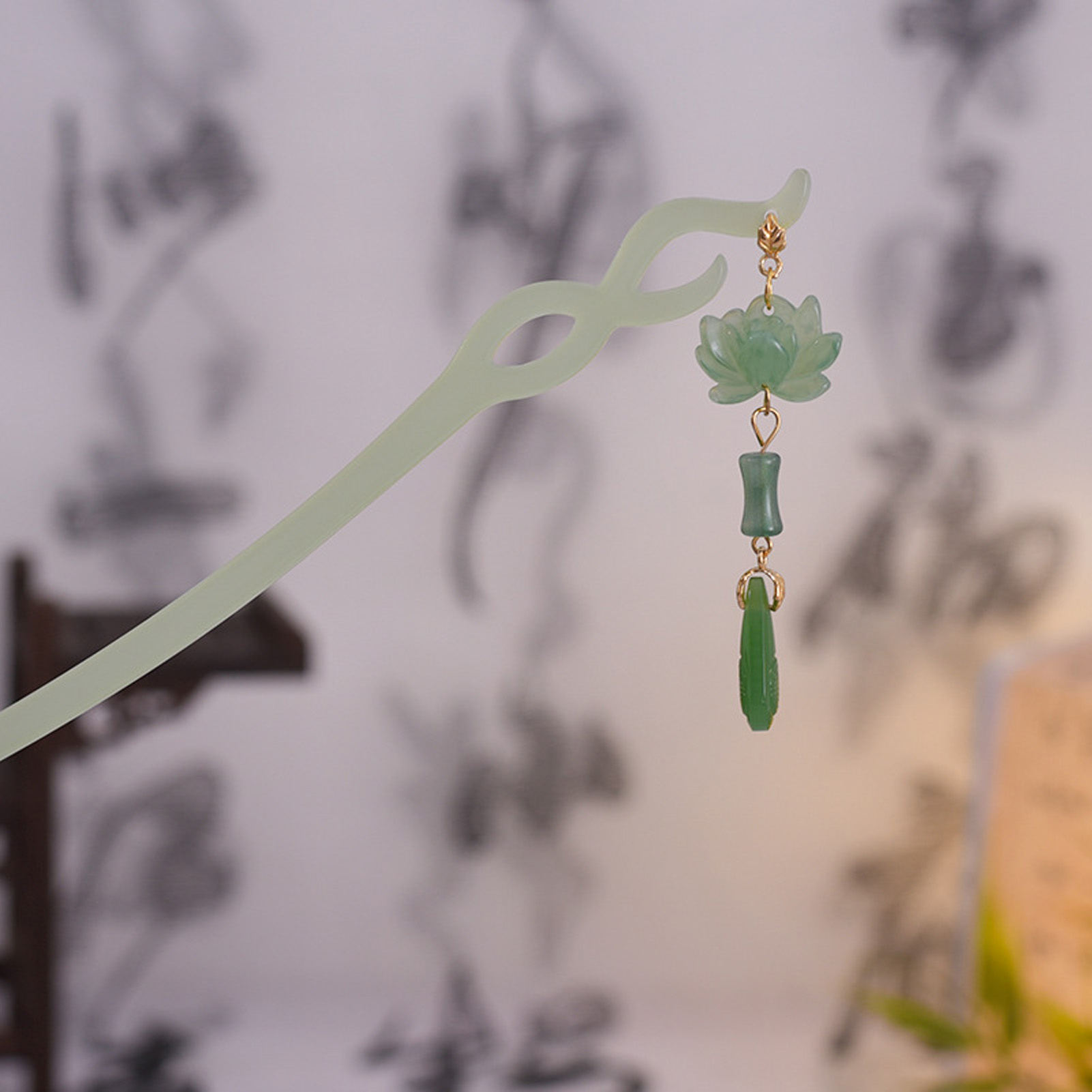 Vintage Wooden Hairpin For Wom - Vintage Fashion In Chinese ulasan dan harga