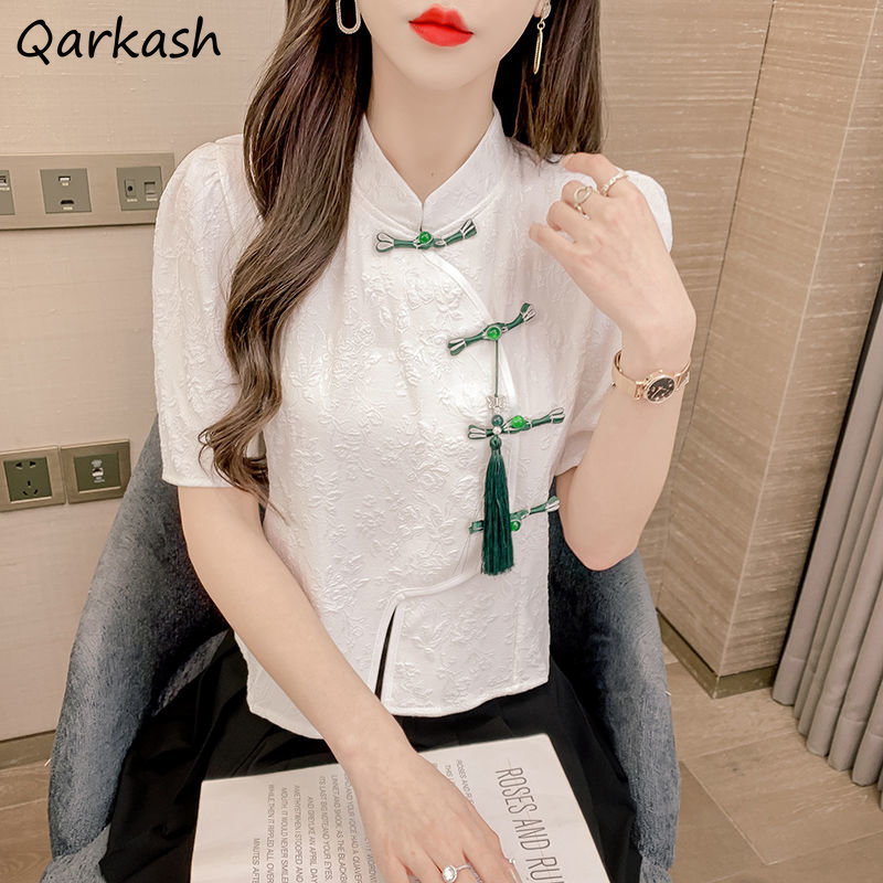 Vintage Blouses Women Fashion  - Vintage Fashion In Chinese ulasan dan harga