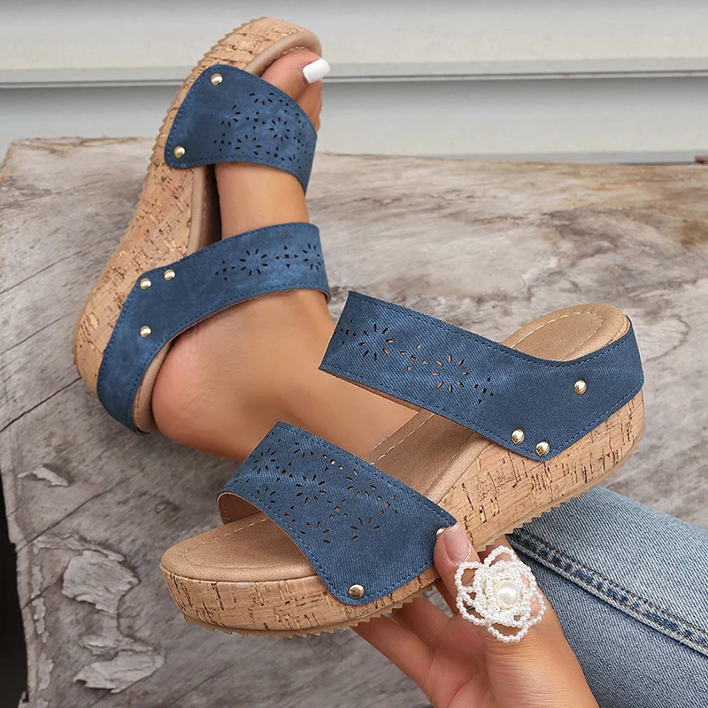 2025 Summer Platform Wedges Sa - Vintage Old Fashion ulasan dan harga