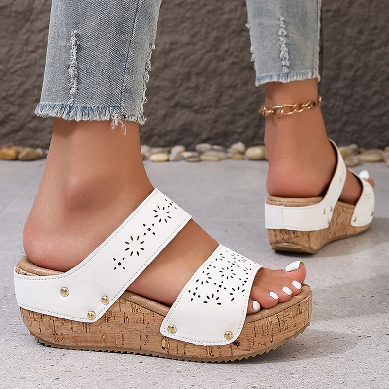 2025 Summer Platform Wedges Sa - Vintage Old Fashion ulasan dan harga