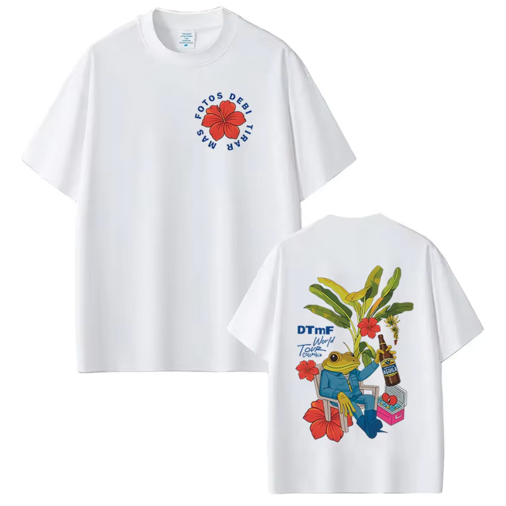 Rapper Bad Bunny T-shirt Debi  - Vintage Fashion World ulasan dan harga