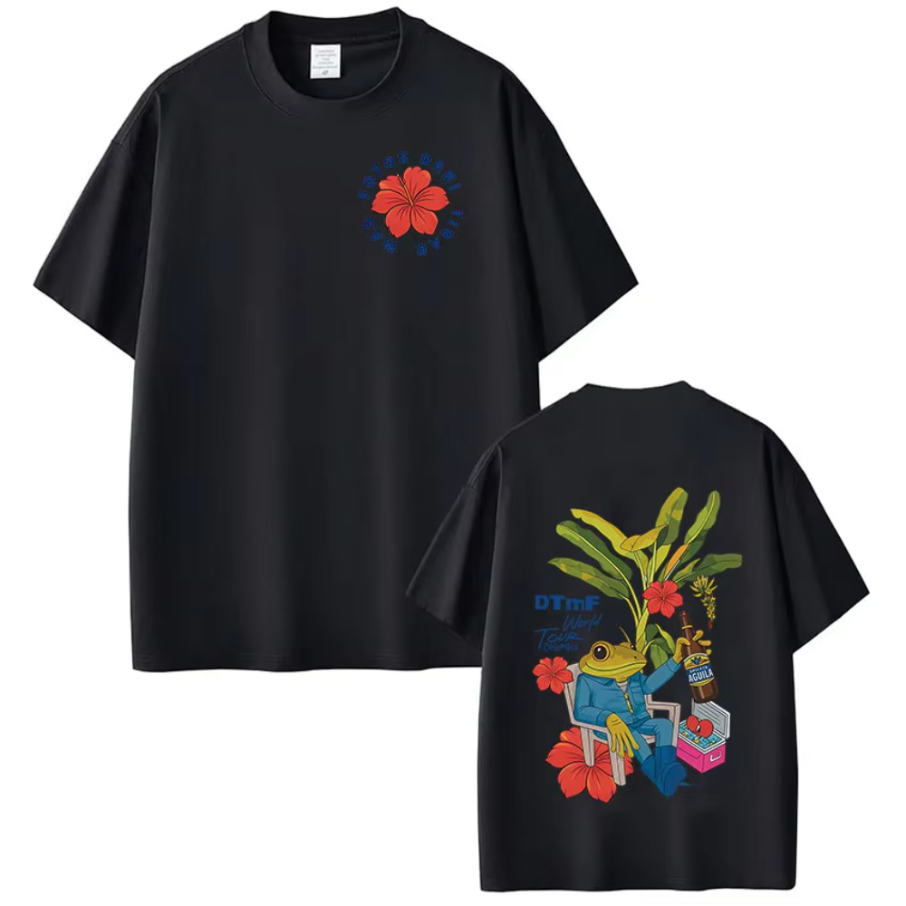 Rapper Bad Bunny T-shirt Debi  - Vintage Fashion World ulasan dan harga