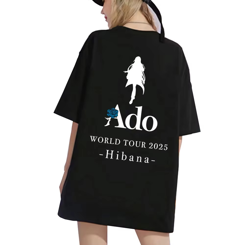 Ado World Tour 2025 Hibana T-s - Vintage Fashion World ulasan dan harga