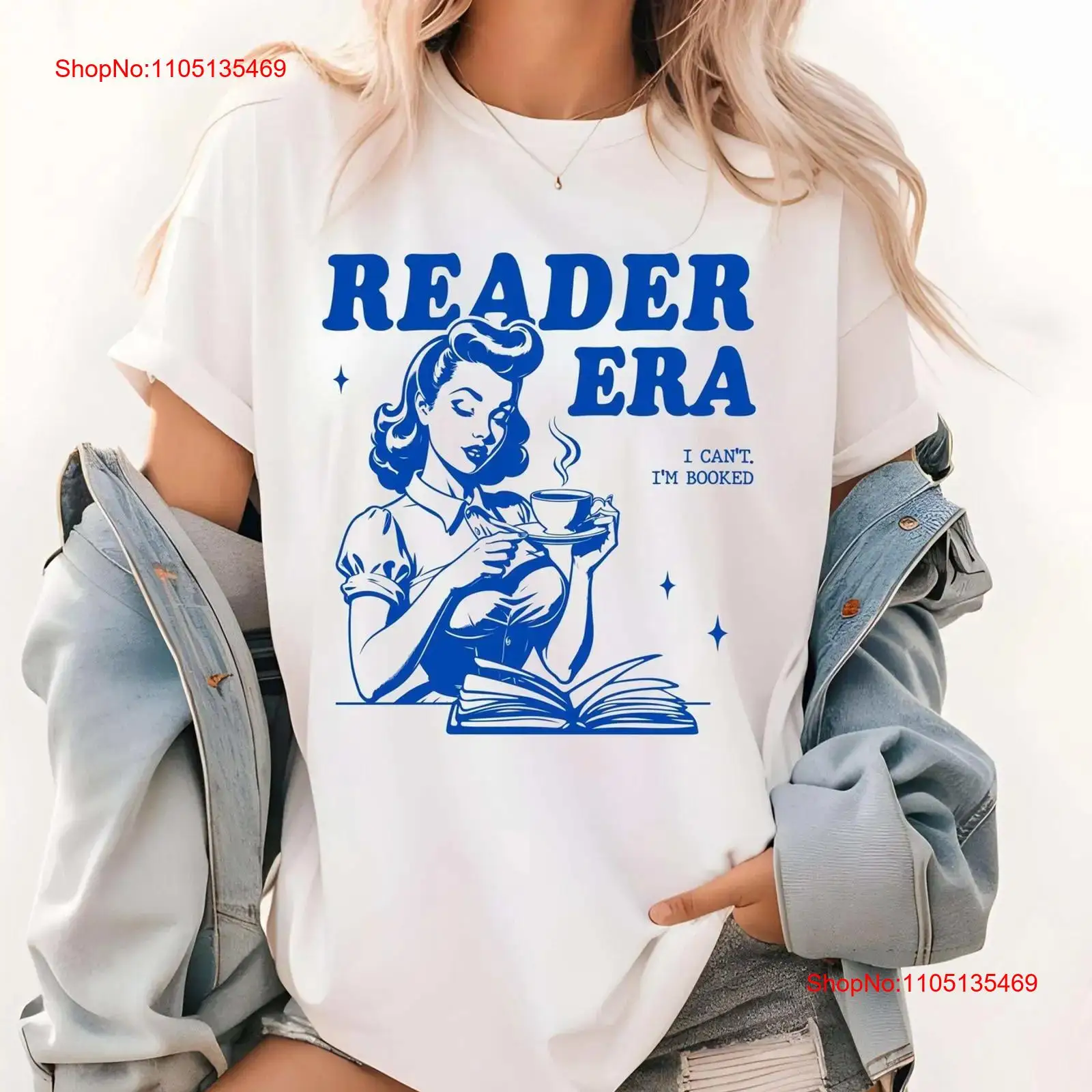 Reader Era T Shirt Book Lover  - Vintage Fashion Eras ulasan dan harga