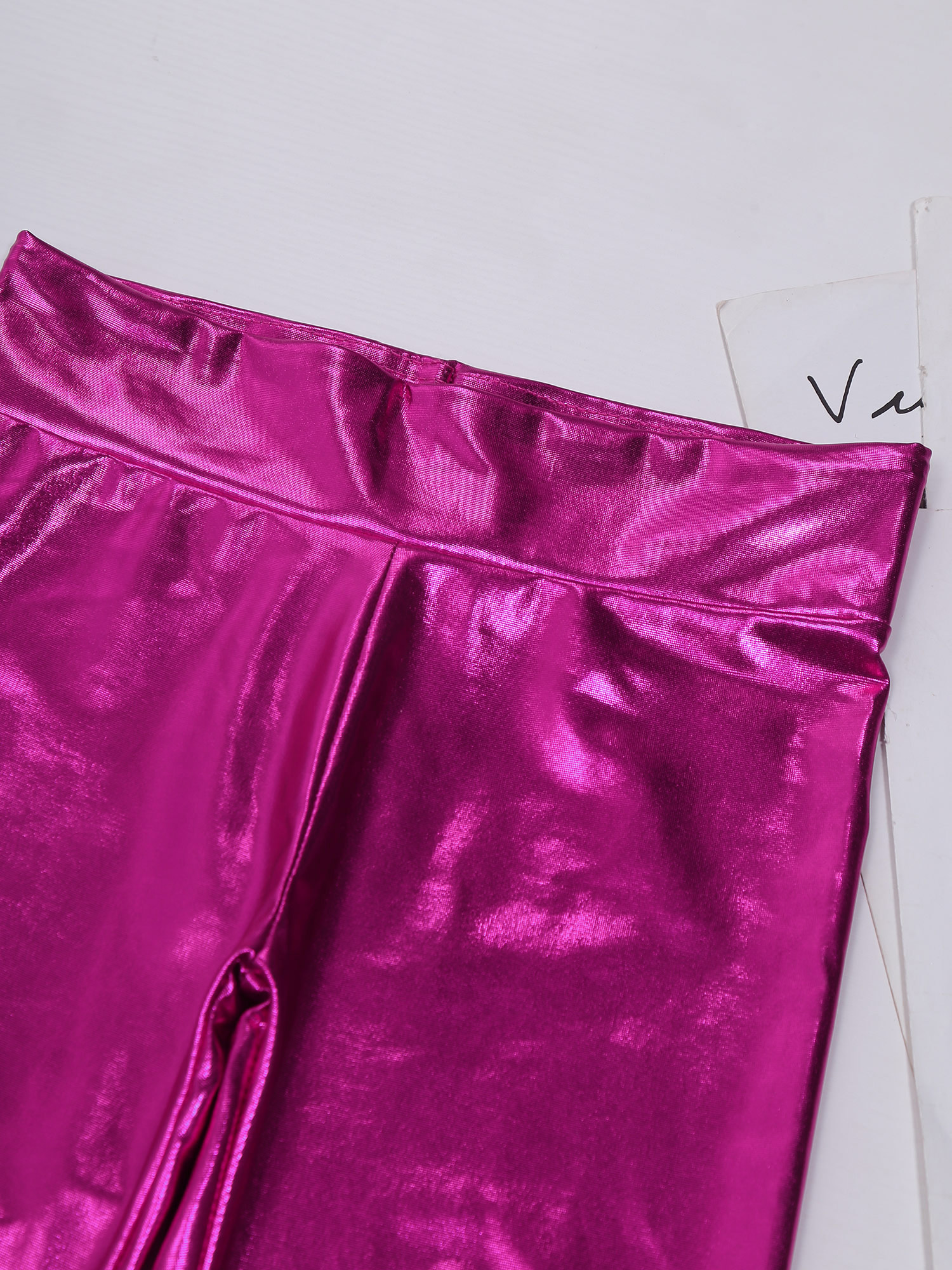 Kids Girls Shiny Metallic Flar - Wide Leg Trouser 70S ulasan dan harga