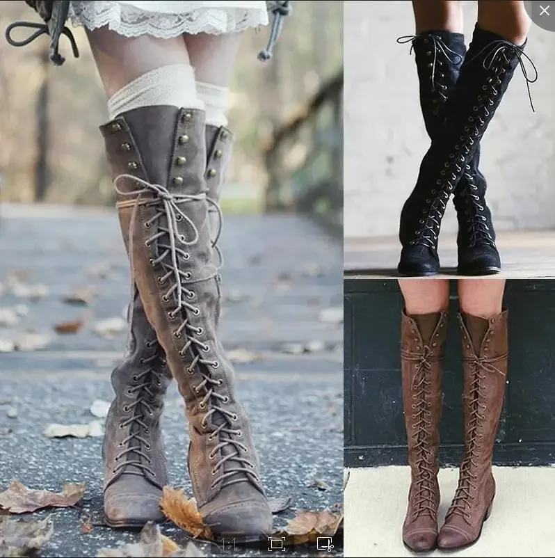 Medieval Costume Knight Boots  - Vintage Old Fashion ulasan dan harga