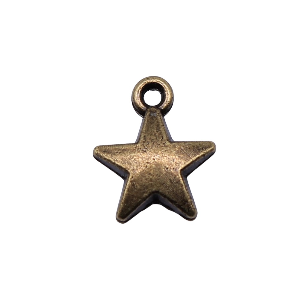 40pcs 8.6x7.1mm 2 Colors Antiq - Vintage Fashion Online ulasan dan harga