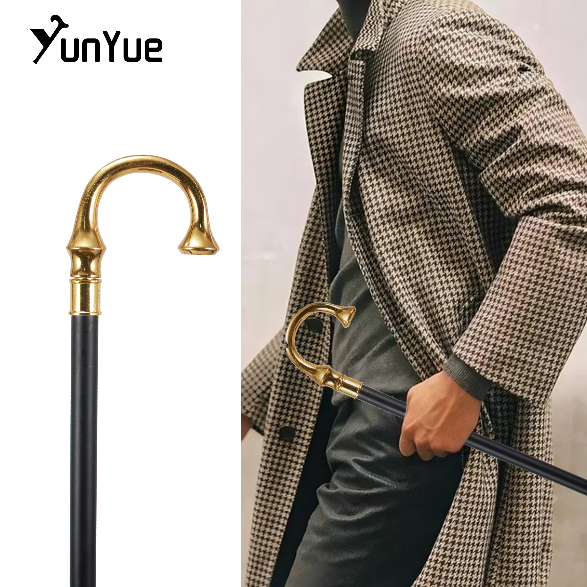 Gold Umbrella Handle Fashion W - Vintage Fashion Collection ulasan dan harga