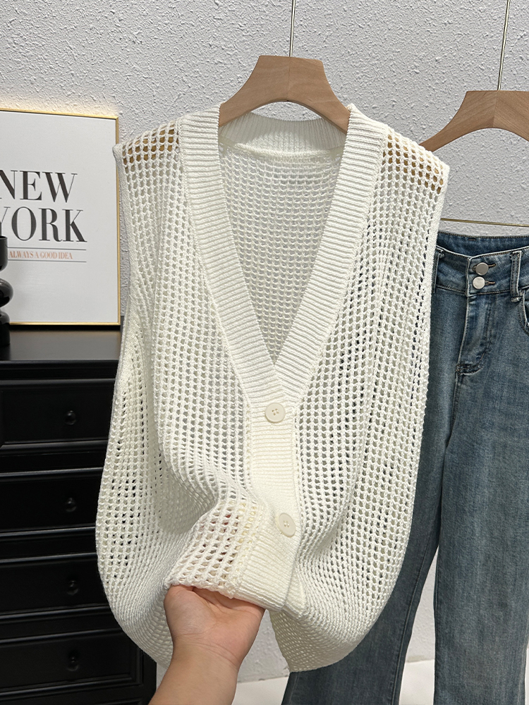 Button Down Crochet Vest for W - Crochet Top Boho ulasan dan harga