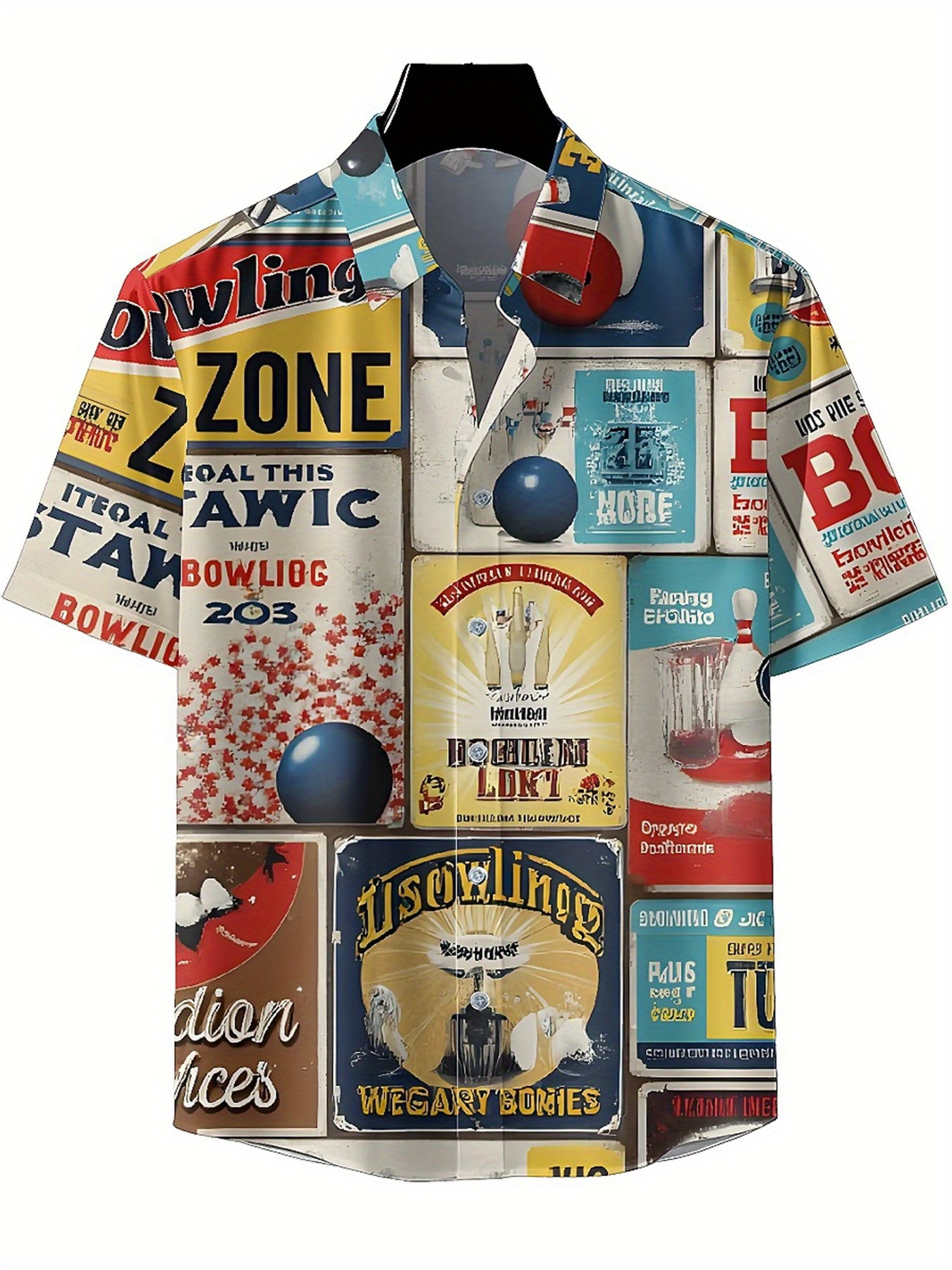 Men's Plus Size Hawaiian Shirt - Vintage Y2K ulasan dan harga