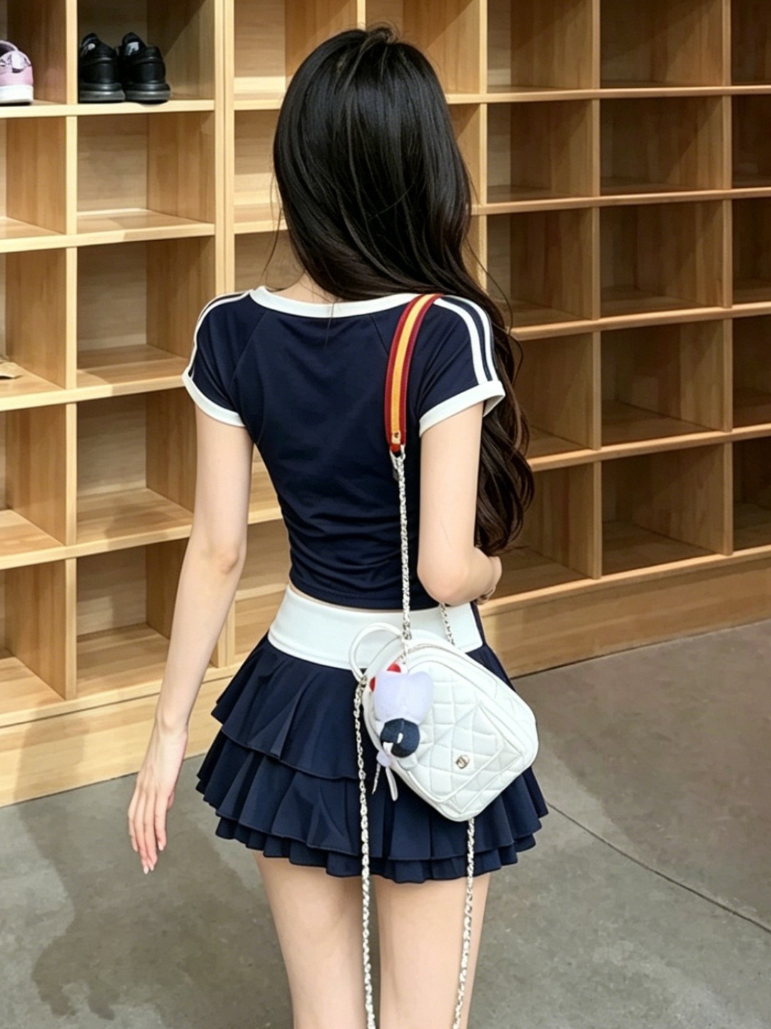 American Retro Hot Girl Letter - Vintage Fashion Show ulasan dan harga